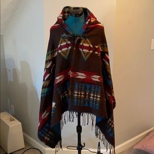 Navajo inspired cape. One size.